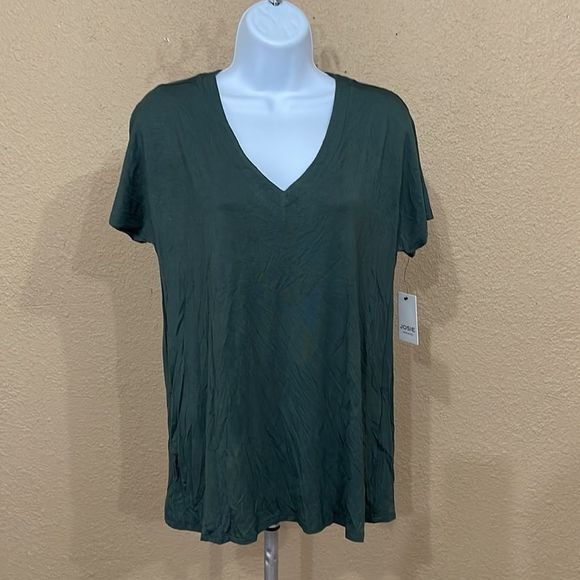 Josie Natori Women's Elements Dolman V-Neck Top-S - Picture 7 of 8